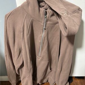 lululemon athletica Taupetastic Half-Zip Hoodie
